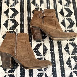 Lucky brand brown ankle boots